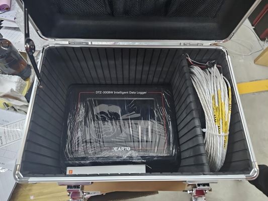 シルバーグレー インテリジェント温度湿度 16または24チャネルの移動探知器