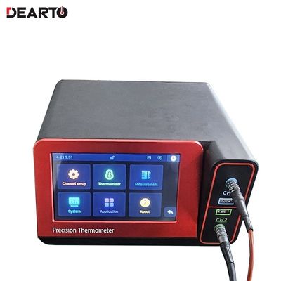 高精度デジタル温度計 黒 2kg 0.001精度