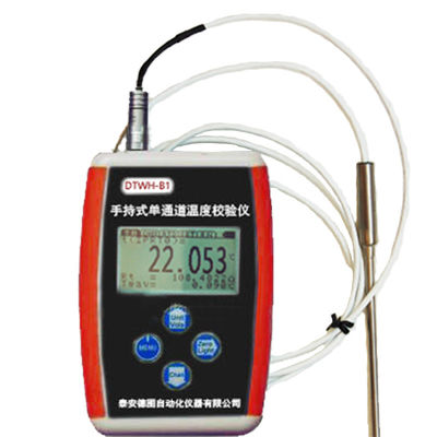 手持ちの工業温度計 標準温度基準として 1 つのチャンネル/ 2 つのチャンネル